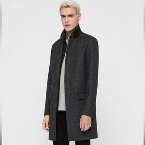 AllSaints Men’s Cashmere Blend Merton Coat XXL MSRP: $615